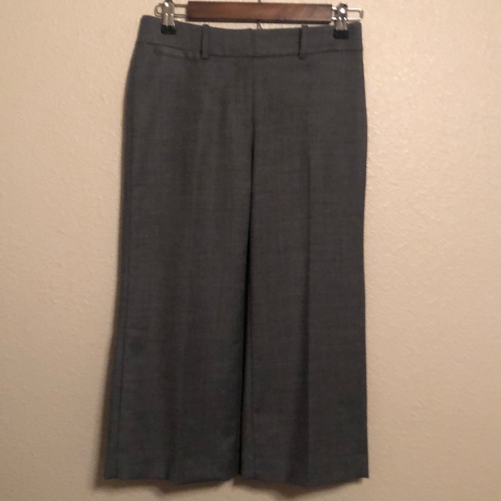 NWT WHBM Gray Crop Pant